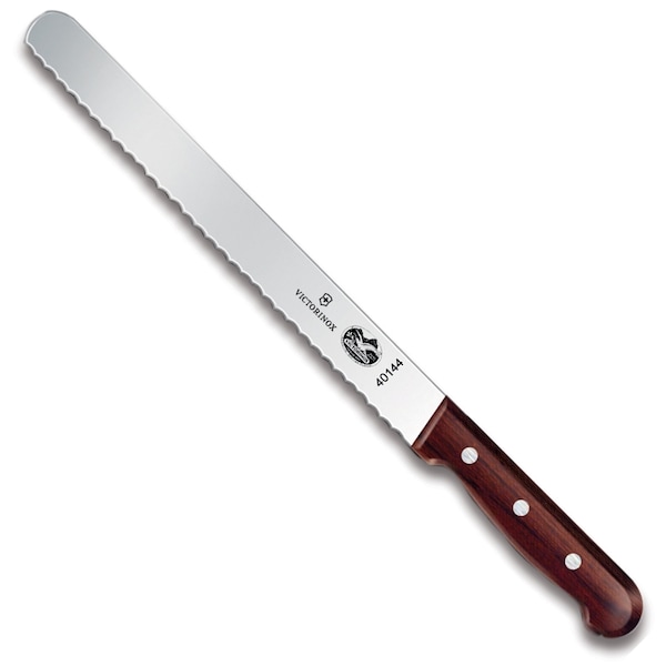 Swiss Army Brands Victorinox 40144 Kitchen Wood Slicing - Serrated , 10In Roast Beef Blade, 10.25In Width At Handle VIC-5.4230.25 - main